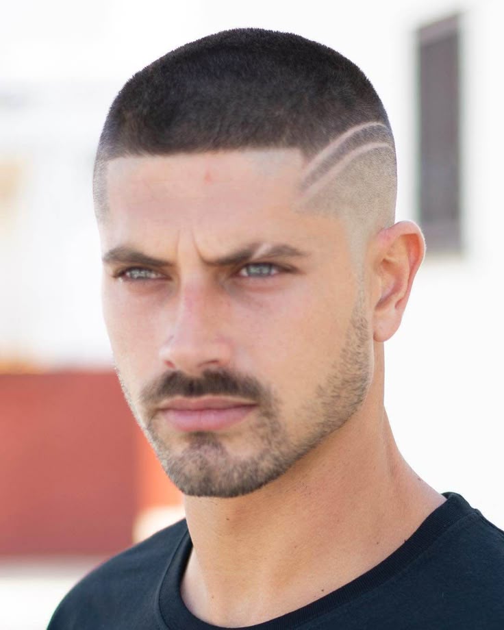 Buzz Cut with Line