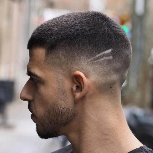 Textured Long Buzz Cut
